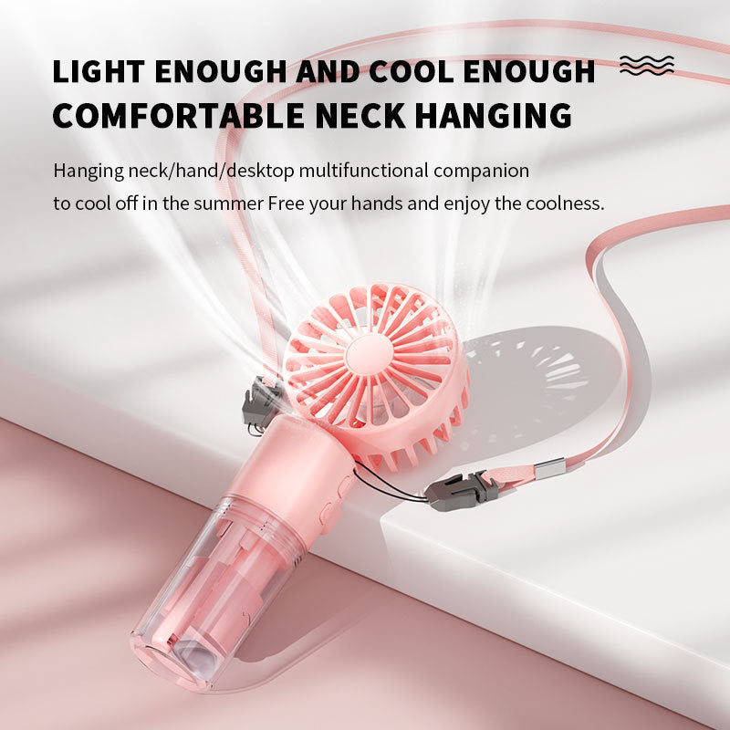 Portable Handheld Spray Fan 4-Speed