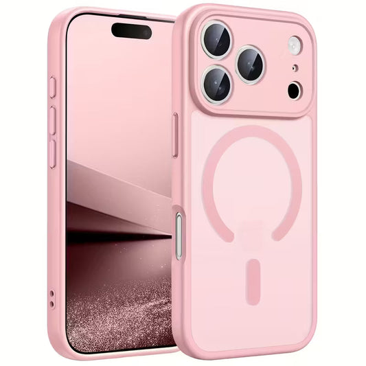 iPhone 17 Acrylic Matte Back Cover Support Wireless Charging