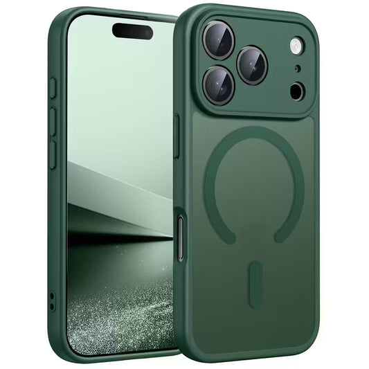 iPhone 17 Acrylic Matte Back Cover Support Wireless Charging