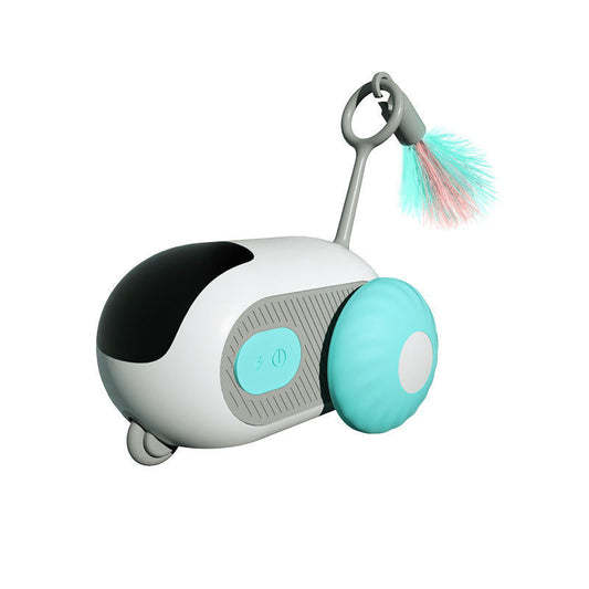 Smart Cat & Dog Toy Car – 2 Modes Automatic Moving & Remote Controlled Interactive Pet Toy