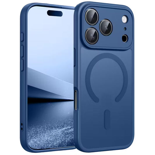 iPhone 17 Acrylic Matte Back Cover Support Wireless Charging