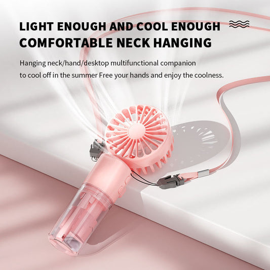 Portable Handheld Spray Fan 4-Speed