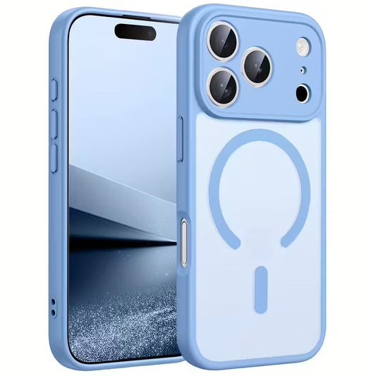 iPhone 17 Acrylic Matte Back Cover Support Wireless Charging