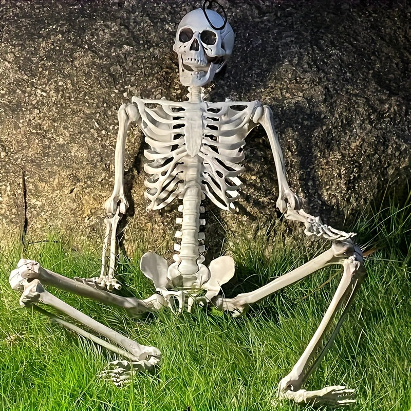 Scary Realistic Skeleton Prop for Halloween Haunted Parties